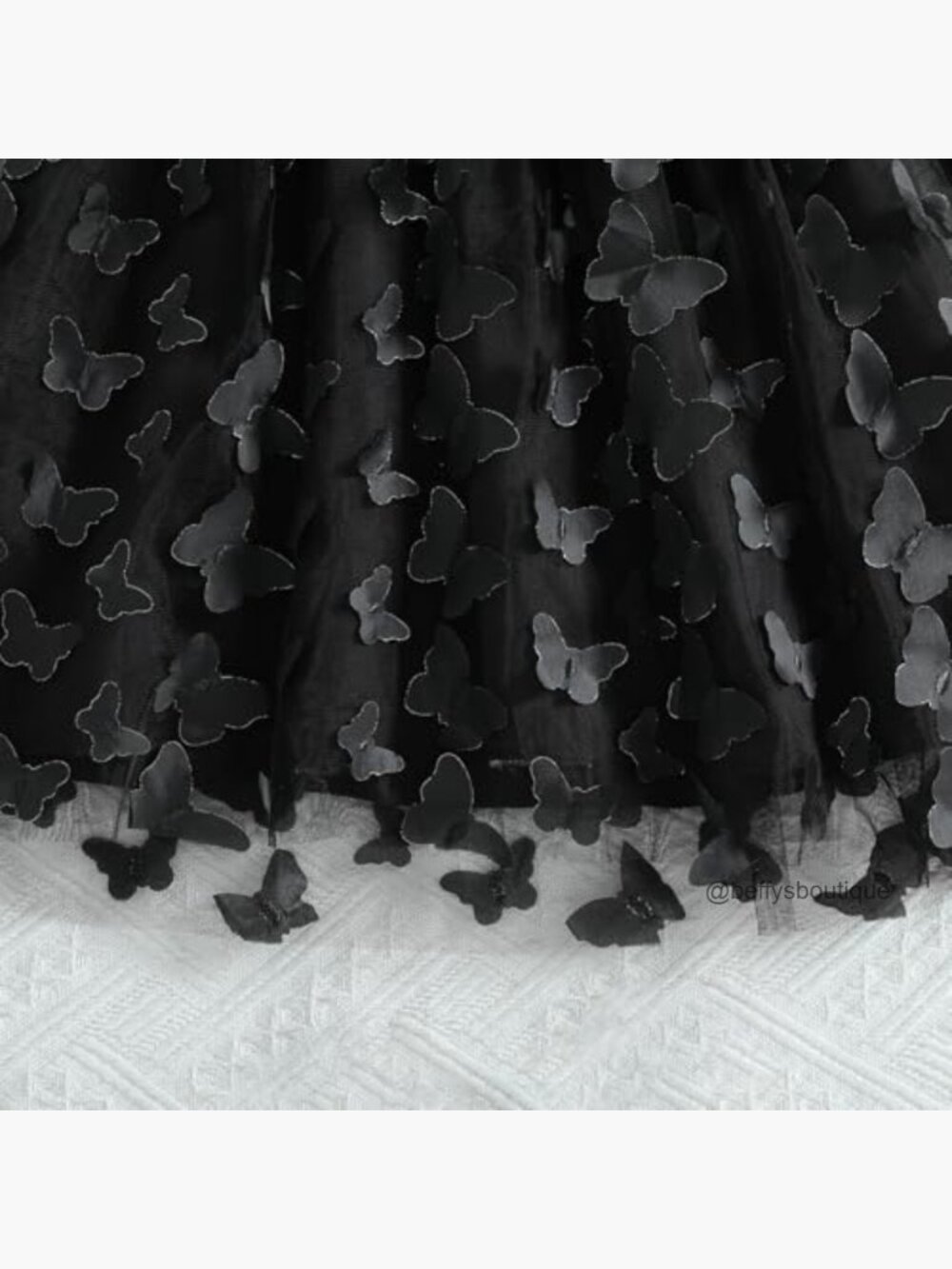 Toddler Girl Tulle Dress, Ruffle Sleeve Tutu for Parties - Picture 6 of 6